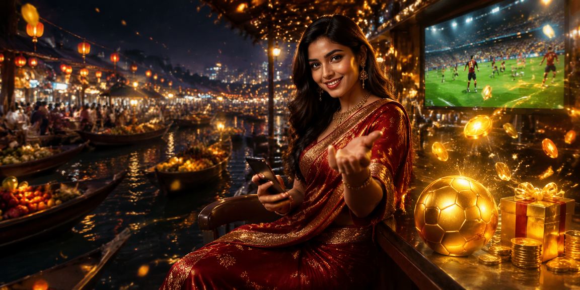বরিশালে শাড়ি পরিহিত তরুণী bijali - তে ডিপোজিট বোনাস গ্রহণ করছেন