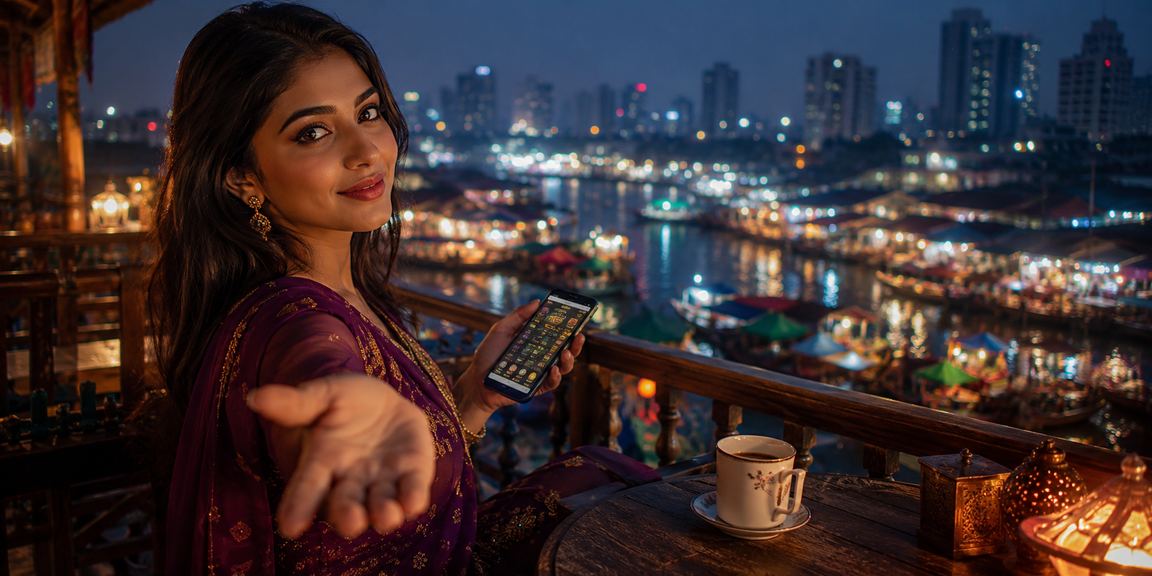 বরিশালে বাংলাদেশি মডেল মোবাইলে bijali লটারি খেলছেন
