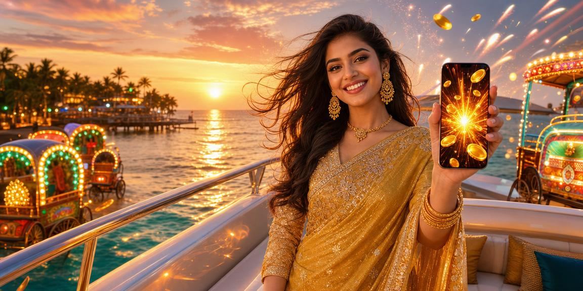 ঢাকায় শাড়ি পরিহিত তরুণী মোবাইলে ক্যাসিনো খেলছেন